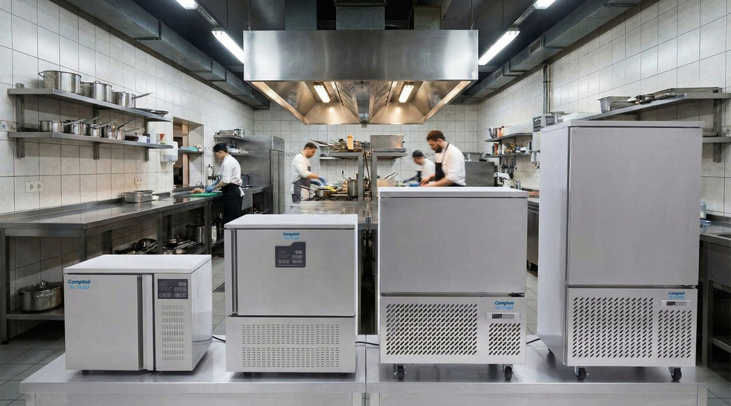 Cellules de refroidissement dans une cuisine