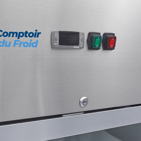 Congélateur Armoire Vitré Professionnel GN 2/1 - Froid Ventilé (600L à 1400L)
