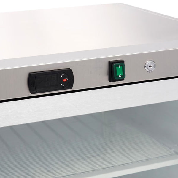 Petit Congélateur Armoire Vitré Professionnel 200L