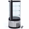 Vitrine Réfrigérée Pâtissière Design Ronde 100L (Étagères Verre)