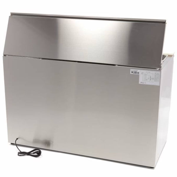 Saladette Réfrigérée Inox 3 Portes 137cm (Couvercle Inox)