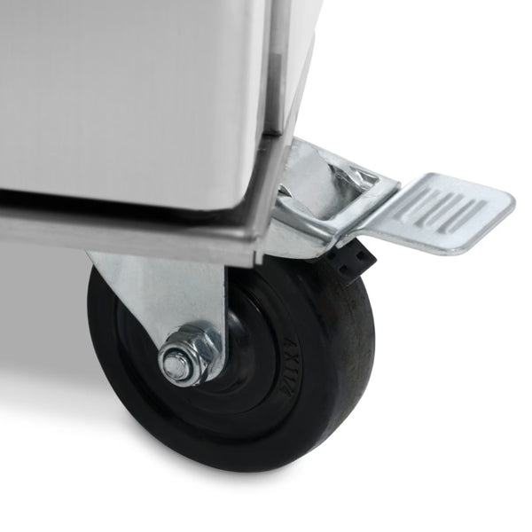 Armoire Réfrigérée à Poisson 600L Inox (7 Bacs Inclus)