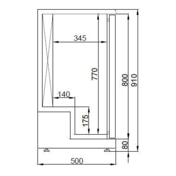 Armoire de Maturation & Conservation Viande 198L - Inox Pro (-3°C à +5°C)