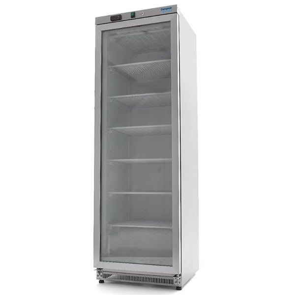 Congélateur Armoire Vitré Pro 400L Inox