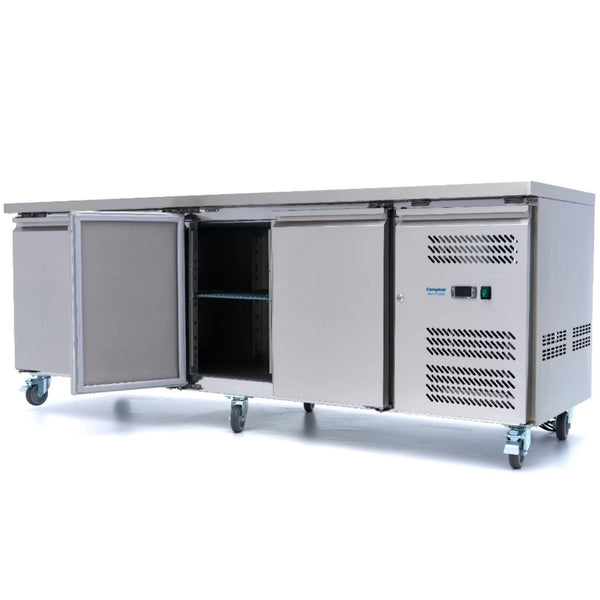Table Réfrigérée XXL 4 Portes 223cm (GN 1/1)