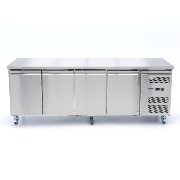 Table Réfrigérée Négative XXL 4 Portes (223cm)
