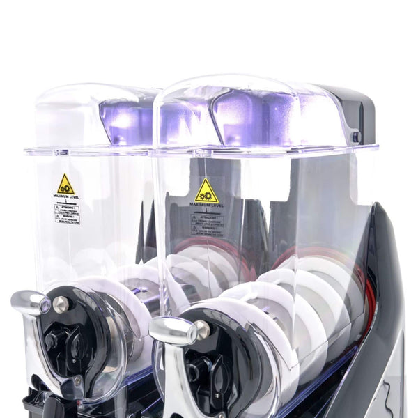 Machine à Granita Professionnelle Numérique & LED (1 à 3 Cuves de 12L)