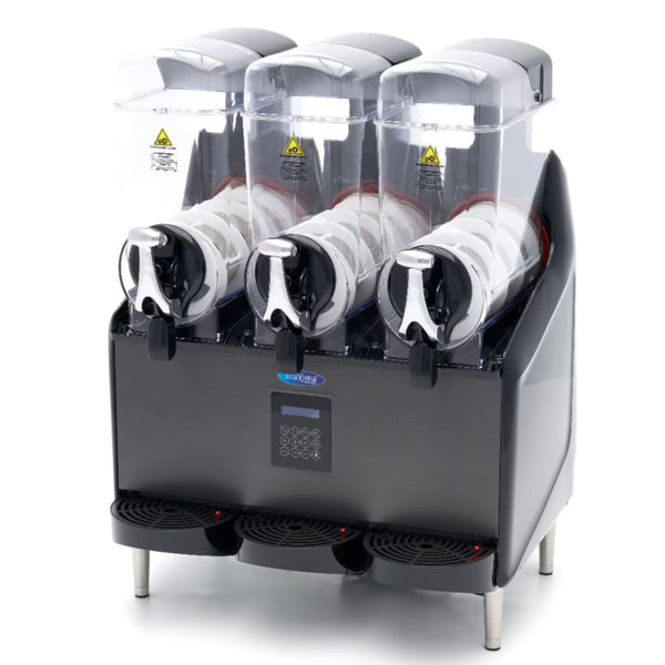Machine à Granita Professionnelle Numérique & LED 3 Cuve 36L