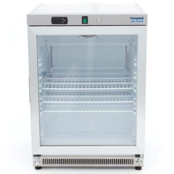 Petit Frigo Vitré Pro 200L Inox