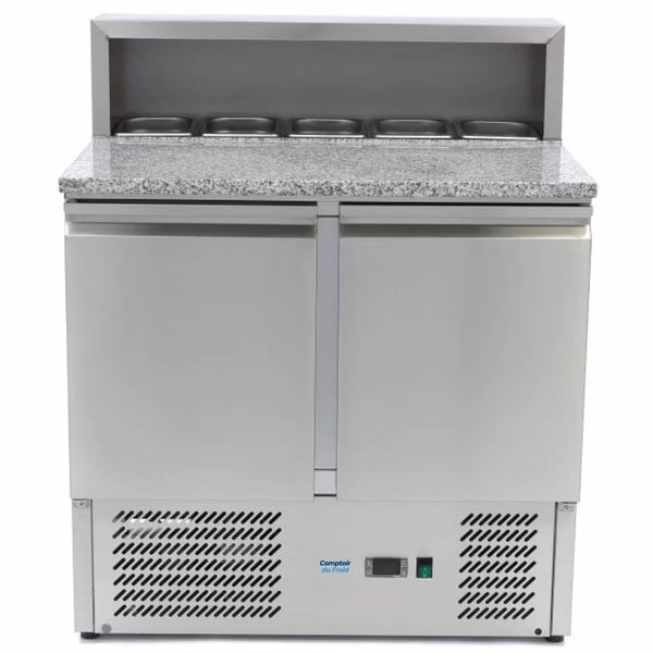 Saladette à Pizza 2 Portes 90cm (Granit)