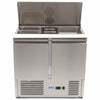 Saladette Réfrigérée Inox 2 Portes 90cm