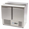 Saladette Réfrigérée Inox 2 Portes 90cm