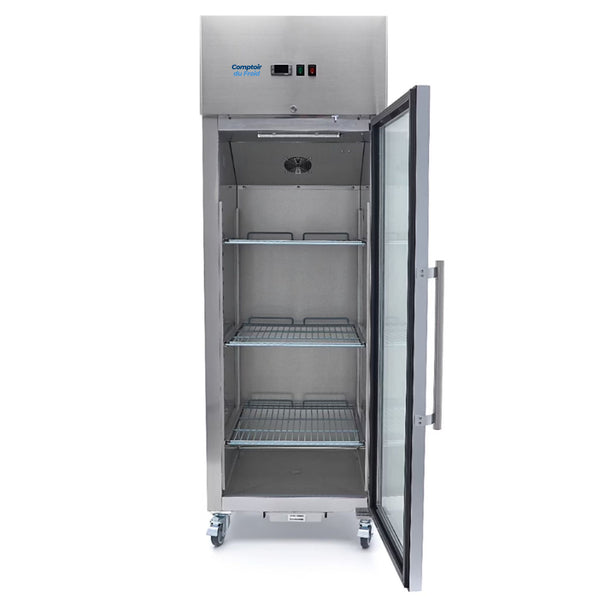 Surgélateur Armoire Vitré 600L GN 2/1 Froid Ventilé