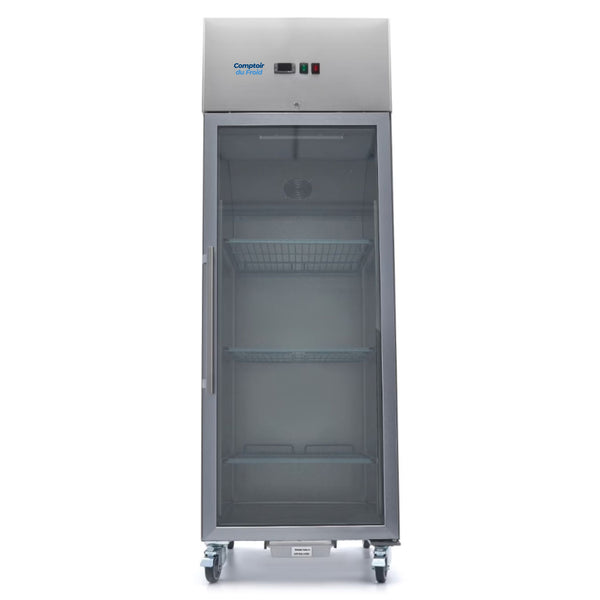 Surgélateur Armoire Vitré 600L GN 2/1 Froid Ventilé