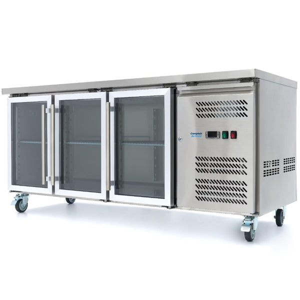 Tour Réfrigéré Vitré 3 Portes 180cm (GN 1/1)