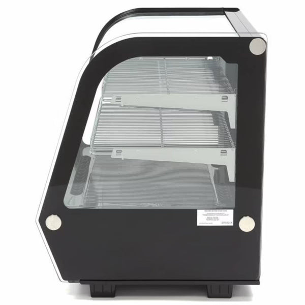 Vitrine Comptoir Luxe 120L Noire