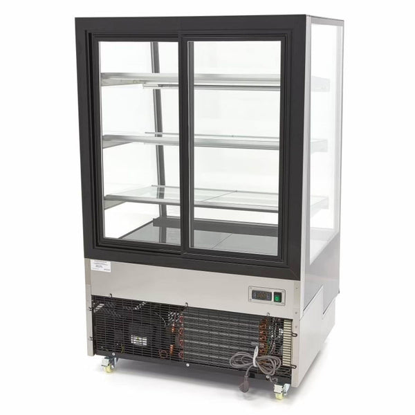 Vitrine Réfrigérée à Gâteaux sur Roulettes 400L (Panoramique)