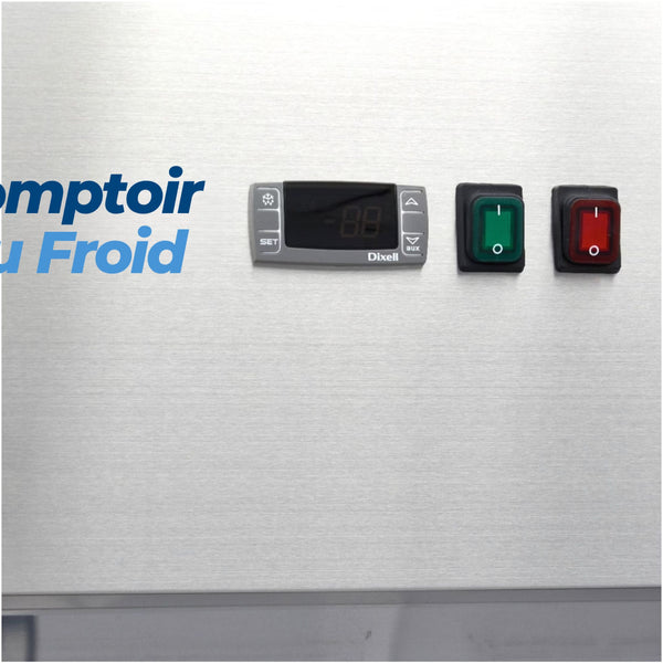 Armoire Réfrigérée Vitrée 1400L GN 2/1 (Froid Ventilé)