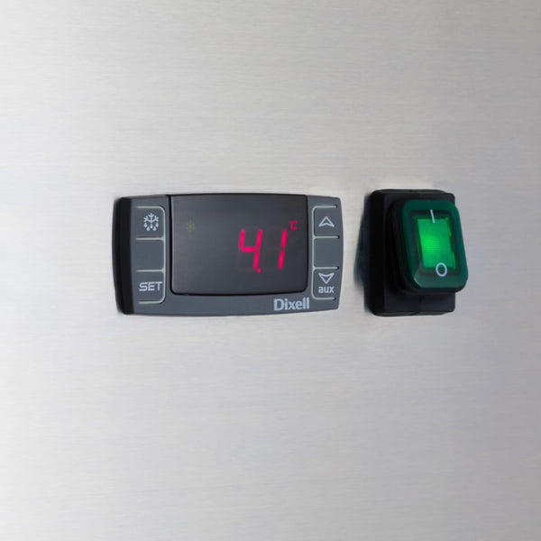 Armoire Réfrigérée Vitrée Double Porte 1200L GN 2/1 Inox