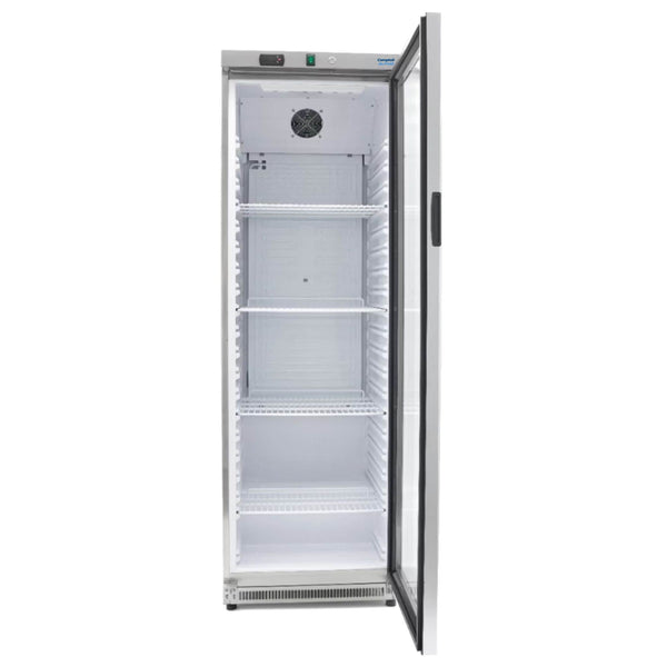 Armoire Vitrée Positive Pro 400L Inox