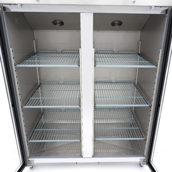 Armoire Vitrée Pro Double Porte 1200L (GN 2/1)