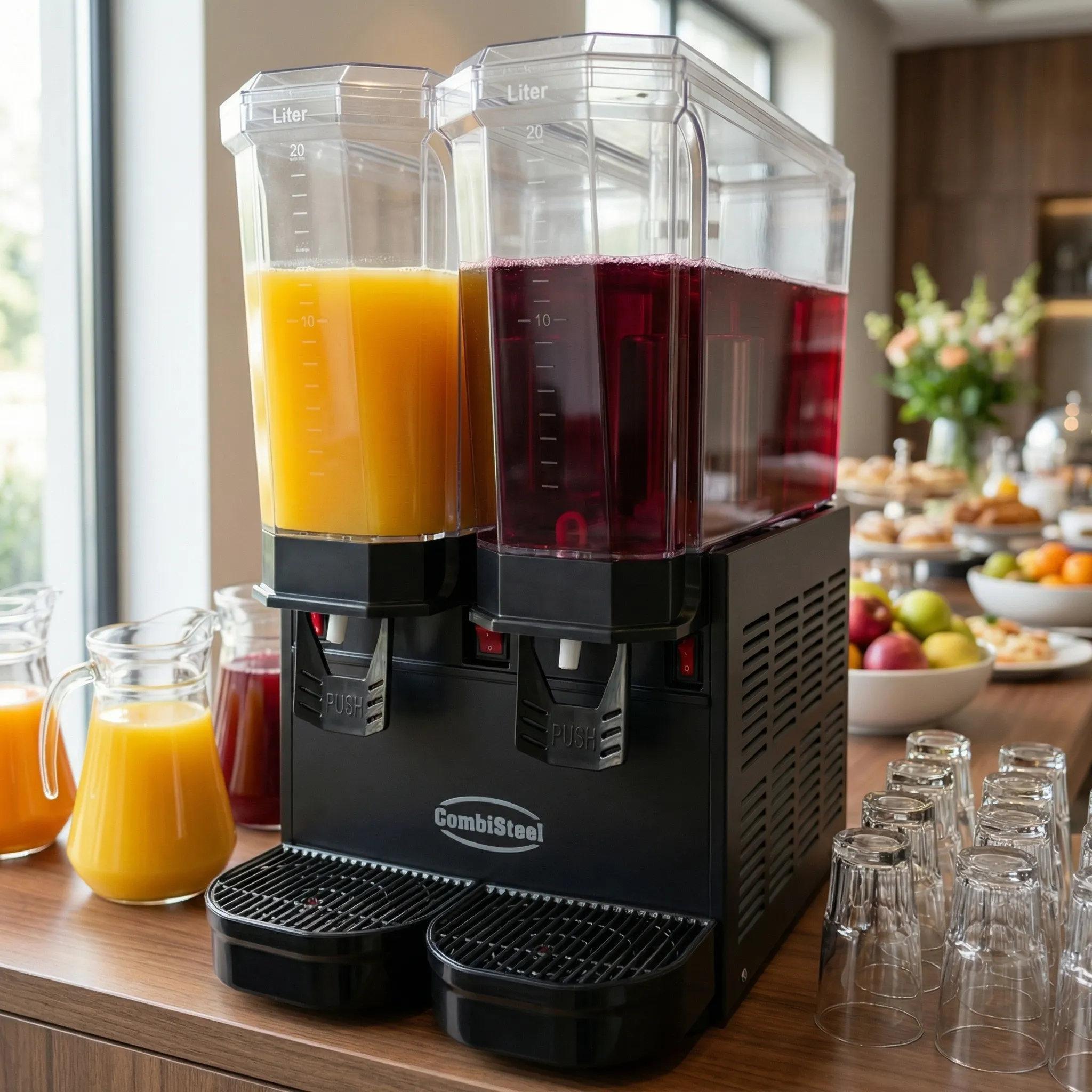 Distributeur de Boissons Fraîches Slim 2 x 20 Litres