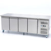 Table Réfrigérée Négative XXL 4 Portes (223cm)