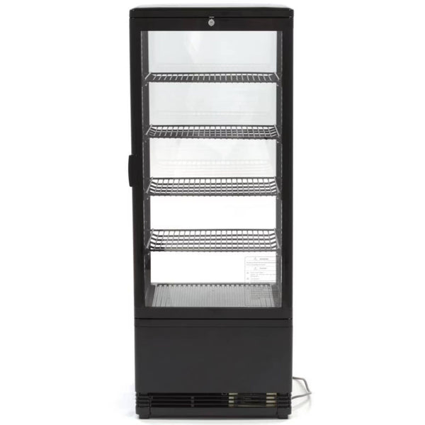 Grande Vitrine Comptoir 98L Noire