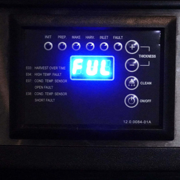 Machine à <b>Glaçons Cubiques Pleins</b> Pro & Industriel (36kg à 225kg)