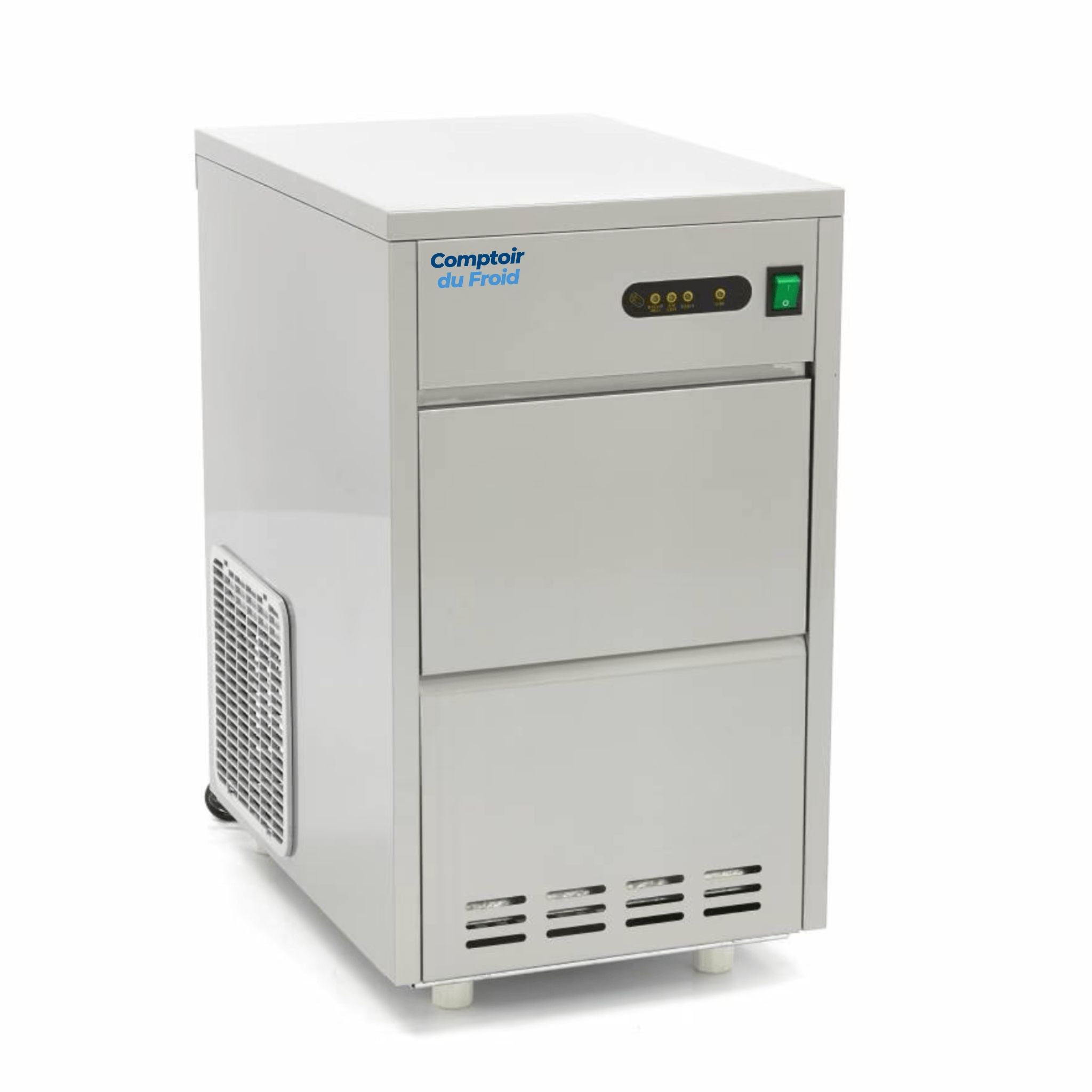 Machine à Glaçons Creux Professionnelle - 24 kg par jour - Refroidissement par Air