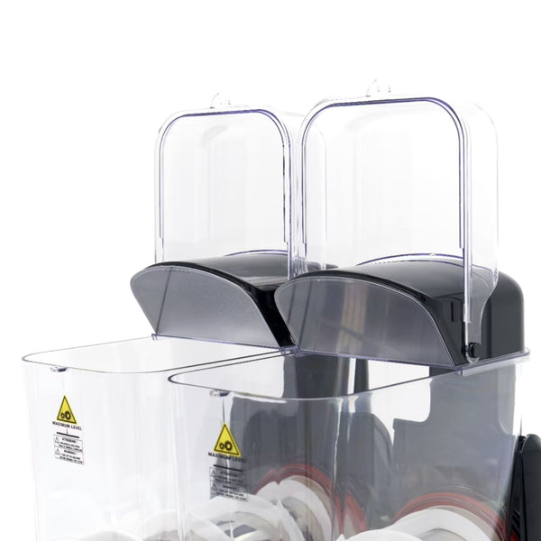 Machine à Granita Professionnelle Numérique & LED (1 à 3 Cuves de 12L)