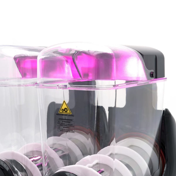 Machine à Granita Professionnelle Numérique & LED (1 à 3 Cuves de 12L)