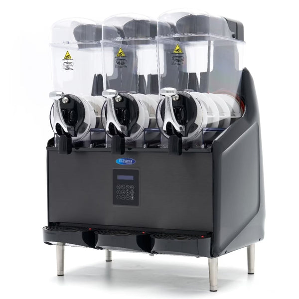 Machine à Granita Professionnelle Numérique & LED 3 Cuve 36L
