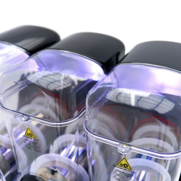 Machine à Granita Professionnelle Numérique & LED (1 à 3 Cuves de 12L)