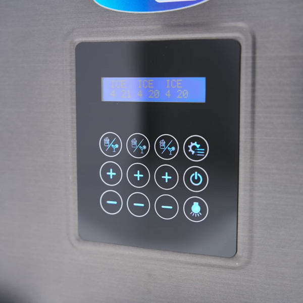 Machine à Granita Professionnelle Numérique & LED (1 à 3 Cuves de 12L)