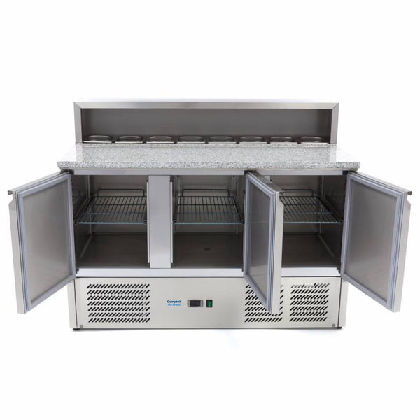 Saladette à Pizza 3 Portes 137cm (Granit)