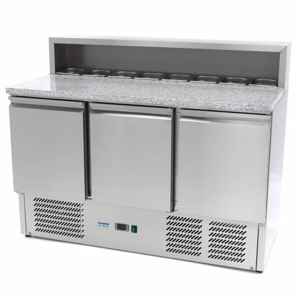 Saladette à Pizza 3 Portes 137cm (Granit)