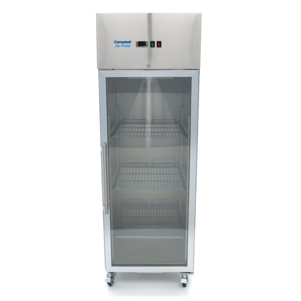 Surgélateur Armoire Vitré 600L GN 2/1 Froid Ventilé