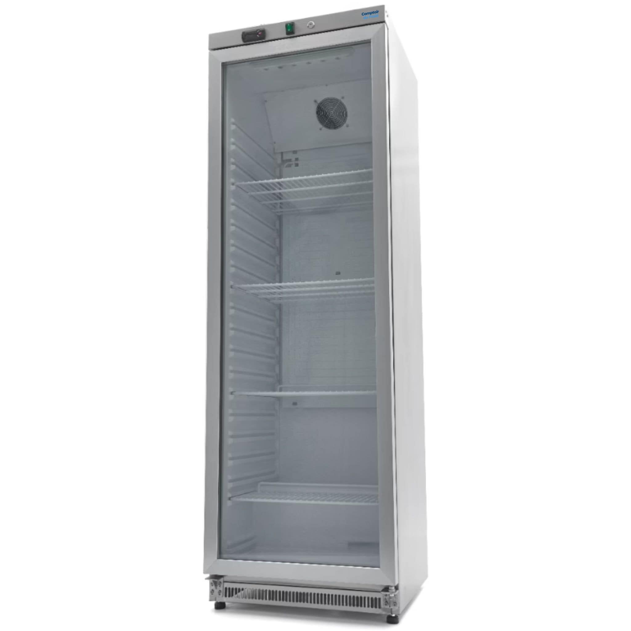 Armoire Réfrigérée Vitrée 400L Inox (Exposition)