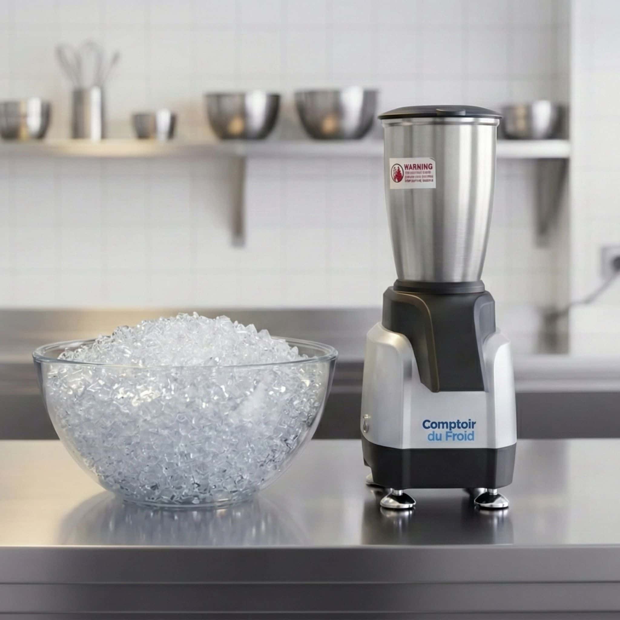 Broyeur à glace professionnel 3 litres inox