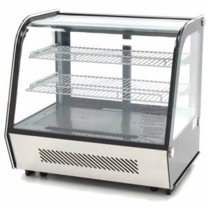 Vitrine Pâtissière de Comptoir Luxe - Vitre Bombée (120L ou 160L)