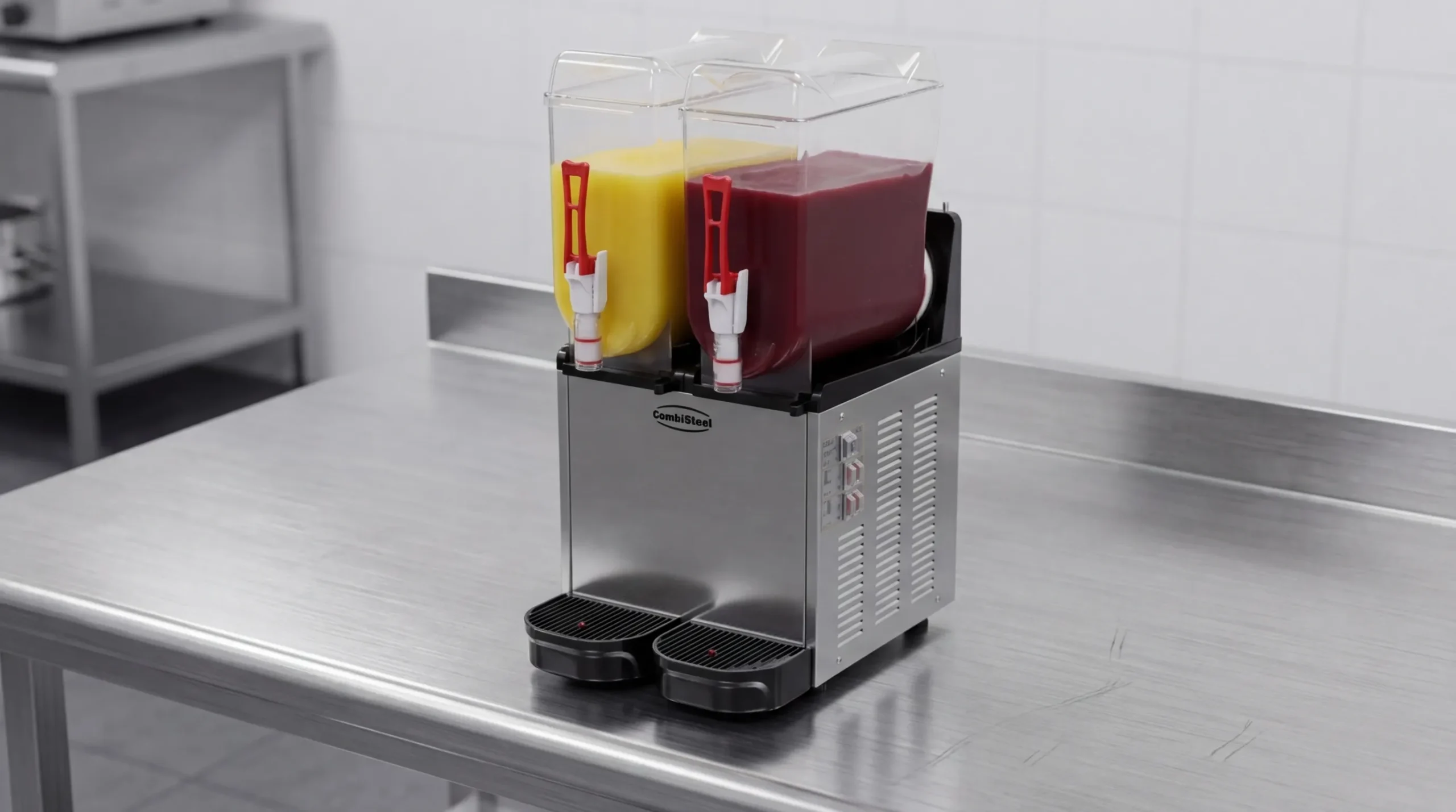 Machine à Granité Professionnelle Inox 2 et 3 bacs