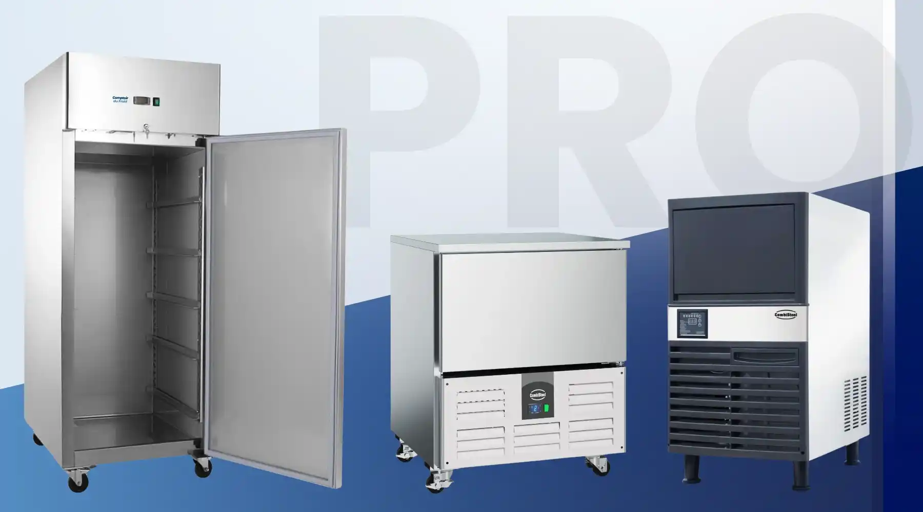 Armoire frigorifique, cellule de refroidissement et machine à glaçons professionnelles